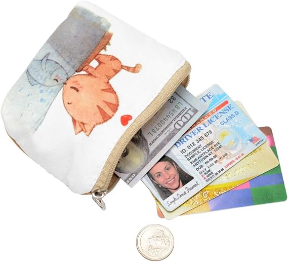 Women and Girls Cute Fashion Coin Purse Wallet Bag Change Pouch Key Holder